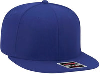 OTTO 148 1267 Snap 6 Panel Mid Profile Snapback Hat Royal Royal / One Size Fits Most