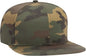 OTTO 148-1274 OTTO Snap Camouflage 6 Panel Mid Profile Snapback Cap - Dark Green Brown - Forest Brown / One Size Fits