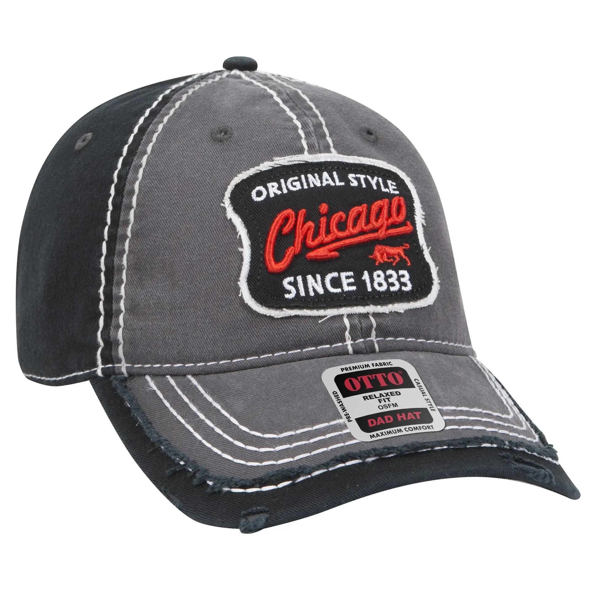 OTTO 149-1091 6 Panel Low Profile Dad Cap - Nvy/Nvy/Kha - Nvy/Nvy/Kha / 6 1/2’’ - 7 5/8’’