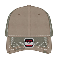OTTO 149-1091 6 Panel Low Profile Dad Cap - Ol.Grn/Dk.Kha/Ol.Grn - Ol.Grn/Dk.Kha/Ol.Grn / 6 1/2’’ - 7 5/8’’