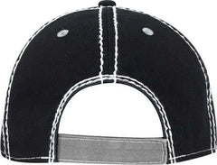 OTTO 149-1091 6 Panel Low Profile Dad Hat - Gray Gray Black - Gray Black / One Size Fits Most