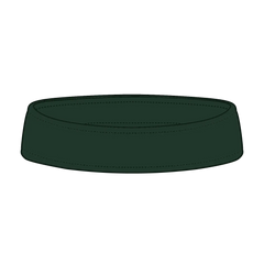 OTTO 15-279 ’OTTO Flex’ Fitted Sun Visor - Dk. Green - Dk. Green / 7 3/8’’ - 7 5/8’’