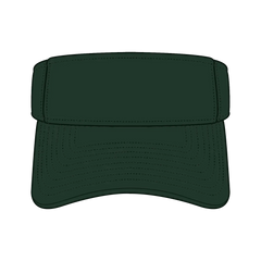 OTTO 15-279 ’OTTO Flex’ Fitted Sun Visor - Dk. Green - Dk. Green / 7 3/8’’ - 7 5/8’’