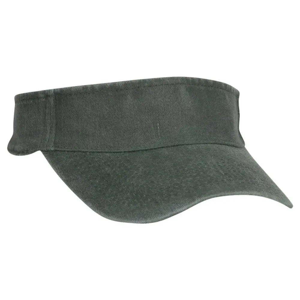OTTO 15-279 ’OTTO Flex’ Fitted Sun Visor - Dk. Green - Dk. Green / 7 3/8’’ - 7 5/8’’