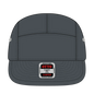 OTTO 151-1098 5 Panel Camper Cap - Char. Gray - Char. Gray / 6 1/2’’ - 7 5/8’’