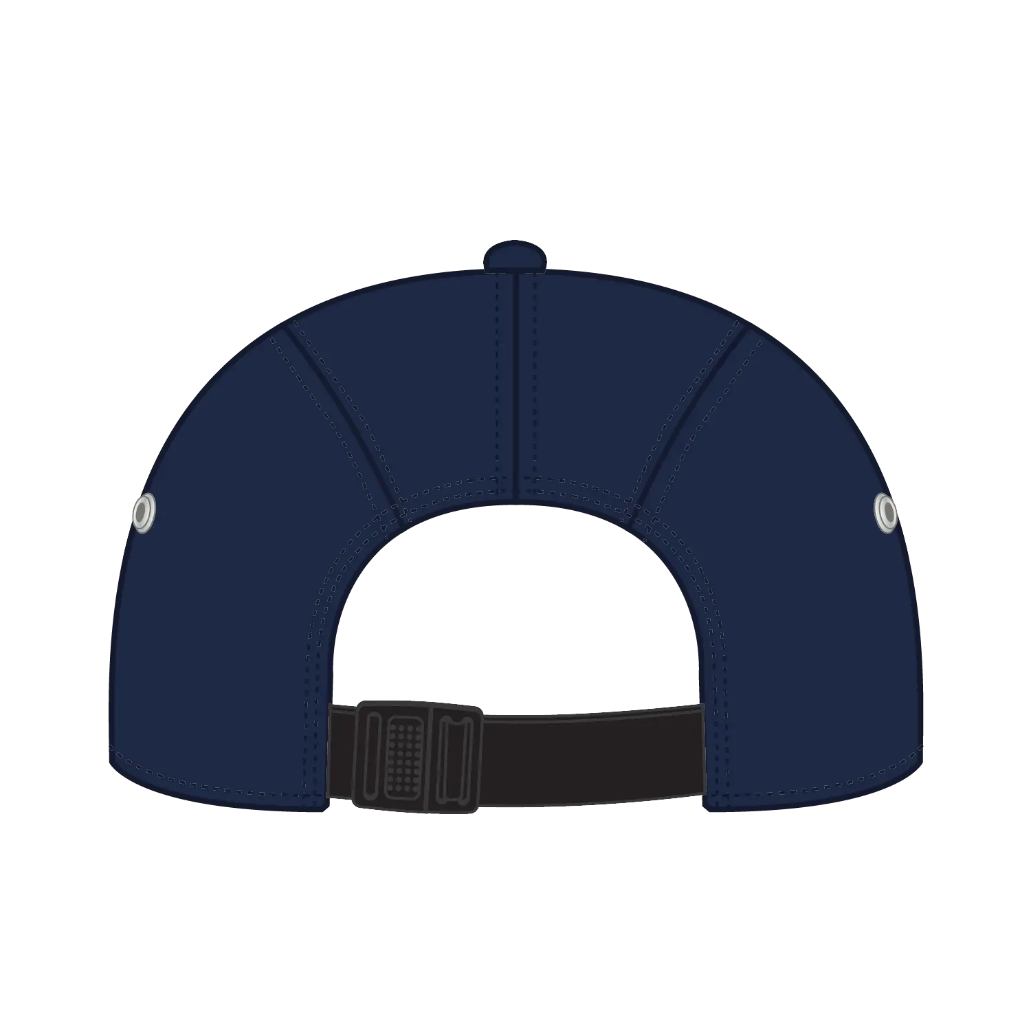 OTTO 151-1098 5 Panel Camper Cap - Navy - Navy / 6 1/2’’ - 7 5/8’’