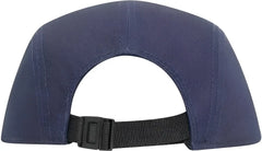 OTTO 151-1098 Superior Cotton Twill Square Flat Visor w/ Binding Trim 5 Panel Camper Hat - Navy - Navy / One Size Fits