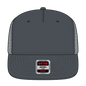 OTTO 154-1124 ’OTTO Snap’ 5 Panel Pro Style Mesh Back Trucker Snapback Cap - Char. Gray - Char. Gray / 6 1/2’’ - 7 5/8’’