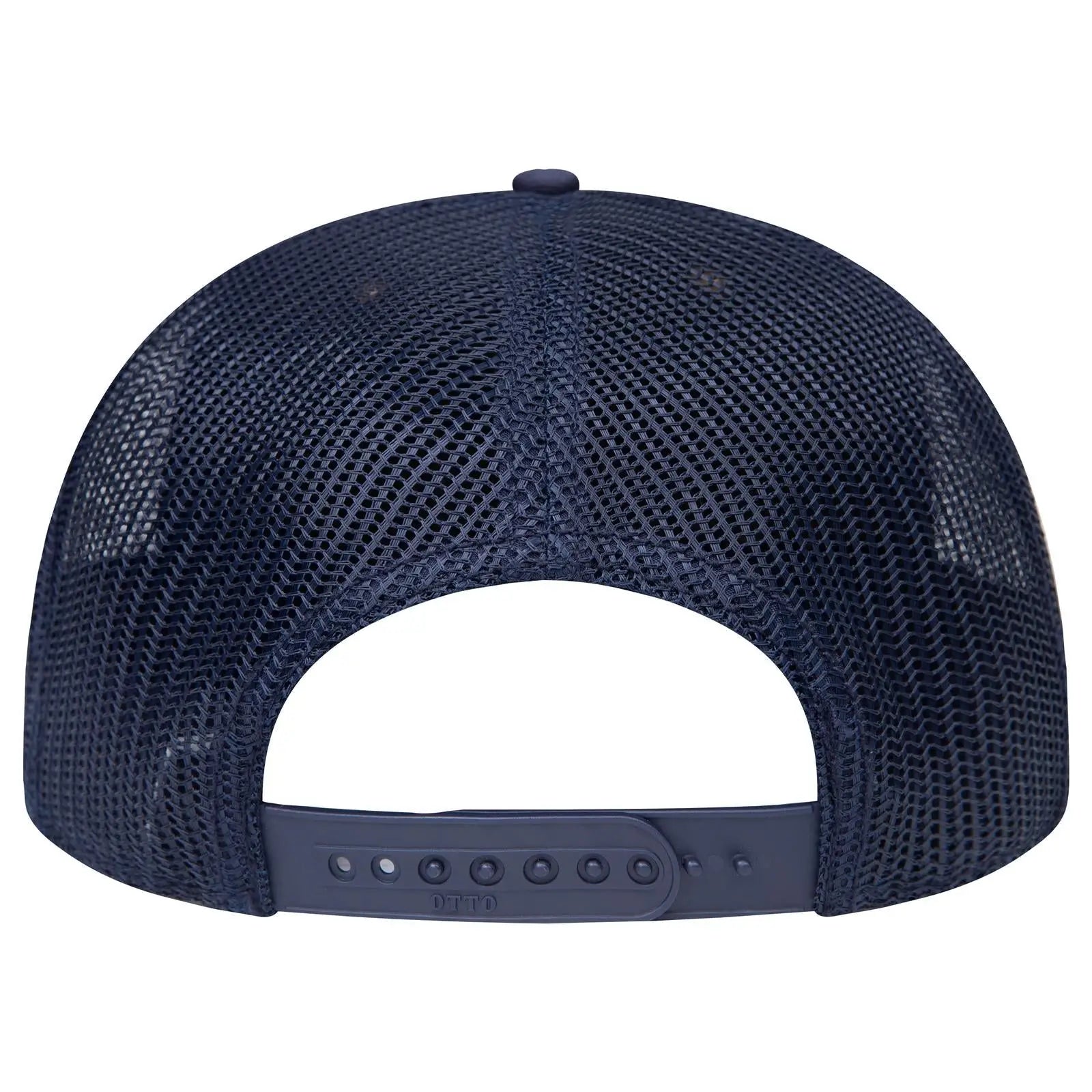 OTTO 154-1174 ’OTTO Snap’ 5 Panel Pro Style Mesh Back Trucker Snapback Cap - Nvy/Cork/Nvy - Nvy/Cork/Nvy / 7 3/8’’ - 7