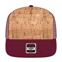 OTTO 154-1174 ’OTTO Snap’ 5 Panel Pro Style Mesh Back Trucker Snapback Cap - Bg Mrn/Crk/Bg Mrn - Bg Mrn/Crk/Bg Mrn / 7