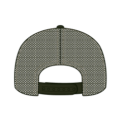 OTTO 154-1174 ’OTTO Snap’ 5 Panel Pro Style Mesh Back Trucker Snapback Cap - Ml Grn/Crk/Ml Grn - Ml Grn/Crk/Ml Grn / 7