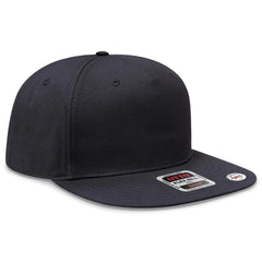 OTTO 158-1176 ’OTTO Snap’ 5 Panel Pro Style Snapback Cap - Black - Black / 6 1/2’’ - 7 5/8’’