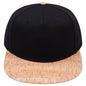 OTTO 158-1176 ’OTTO Snap’ 5 Panel Pro Style Snapback Cap - Cork/Blk - Cork/Blk / 6 1/2’’ - 7 5/8’’
