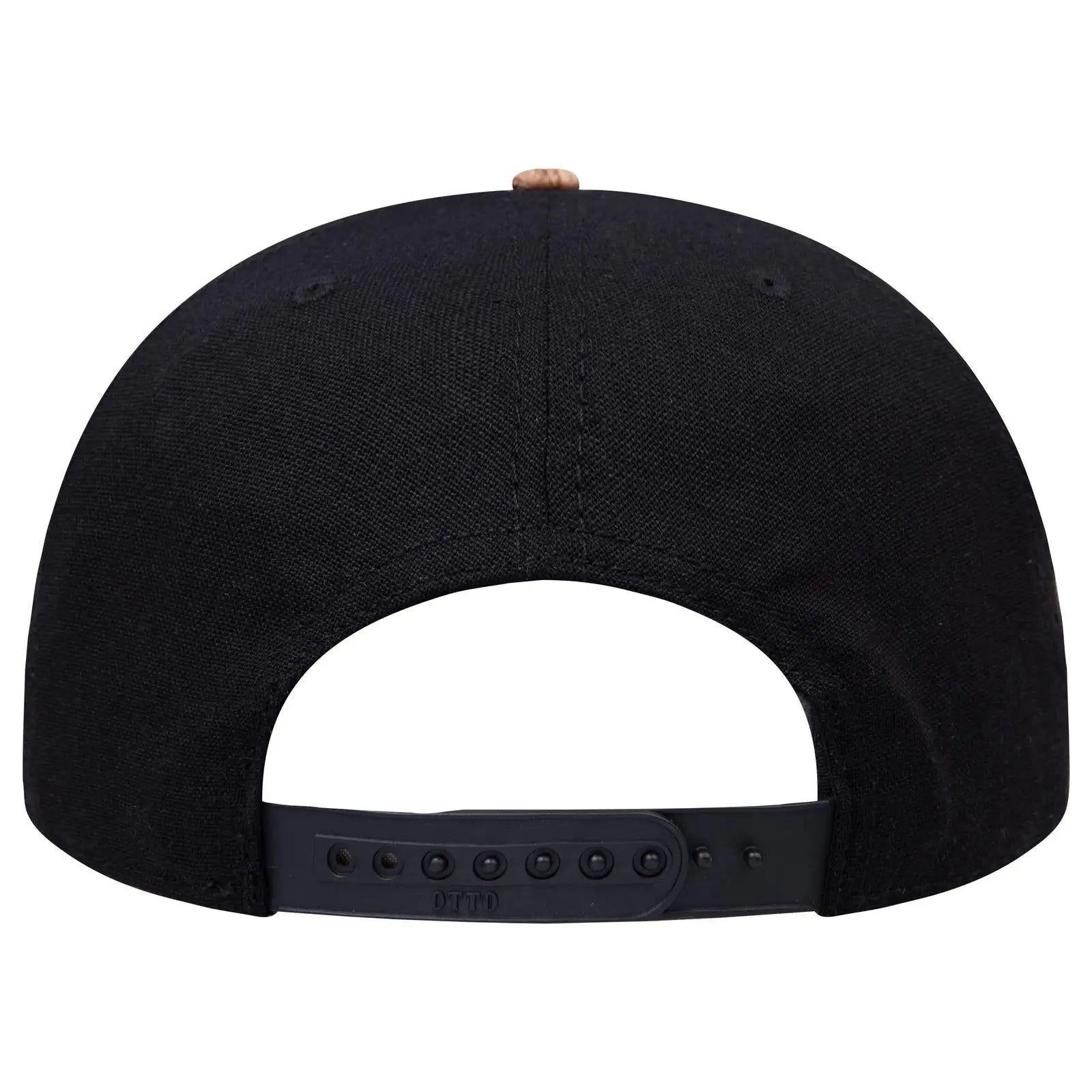 OTTO 158-1176 ’OTTO Snap’ 5 Panel Pro Style Snapback Cap - Cork/Blk - Cork/Blk / 6 1/2’’ - 7 5/8’’