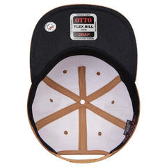 OTTO 158-1176 ’OTTO Snap’ 5 Panel Pro Style Snapback Cap - Cork/Cy Brn - Cork/Cy Brn / 6 1/2’’ - 7 5/8’’