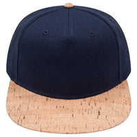 OTTO 158-1176 ’OTTO Snap’ 5 Panel Pro Style Snapback Cap - Cork/Nvy - Cork/Nvy / 6 1/2’’ - 7 5/8’’
