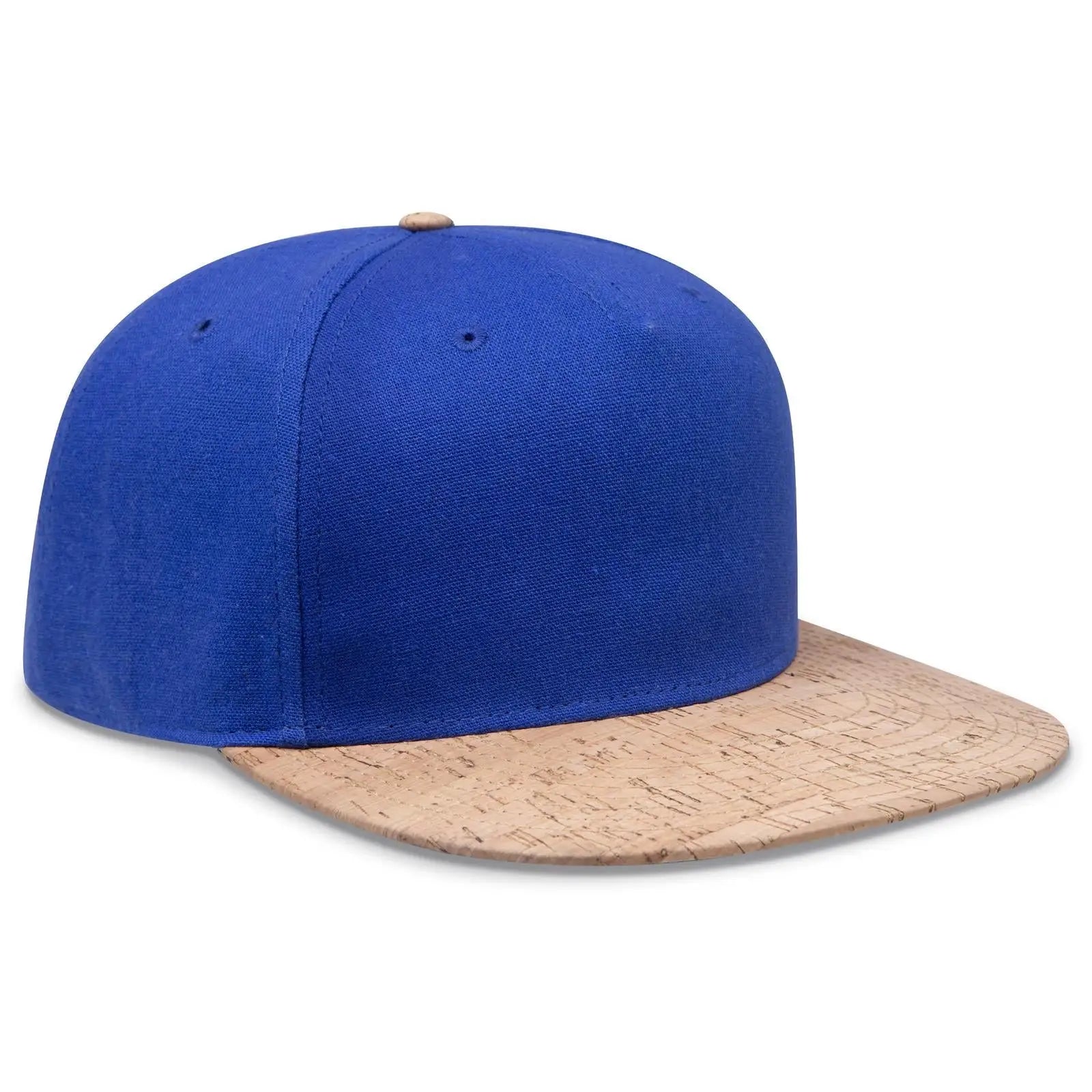 OTTO 158-1176 ’OTTO Snap’ 5 Panel Pro Style Snapback Cap - Cork/Ryl - Cork/Ryl / 6 1/2’’ - 7 5/8’’