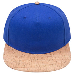 OTTO 158-1176 ’OTTO Snap’ 5 Panel Pro Style Snapback Cap - Cork/Ryl - Cork/Ryl / 6 1/2’’ - 7 5/8’’