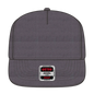 OTTO 158-1176 ’OTTO Snap’ 5 Panel Pro Style Snapback Cap - Heath. Black - Heath. Black / 6 1/2’’ - 7 5/8’’