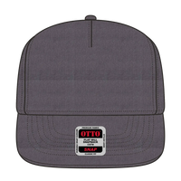 OTTO 158-1176 ’OTTO Snap’ 5 Panel Pro Style Snapback Cap - Heath. Black - Heath. Black / 6 1/2’’ - 7 5/8’’