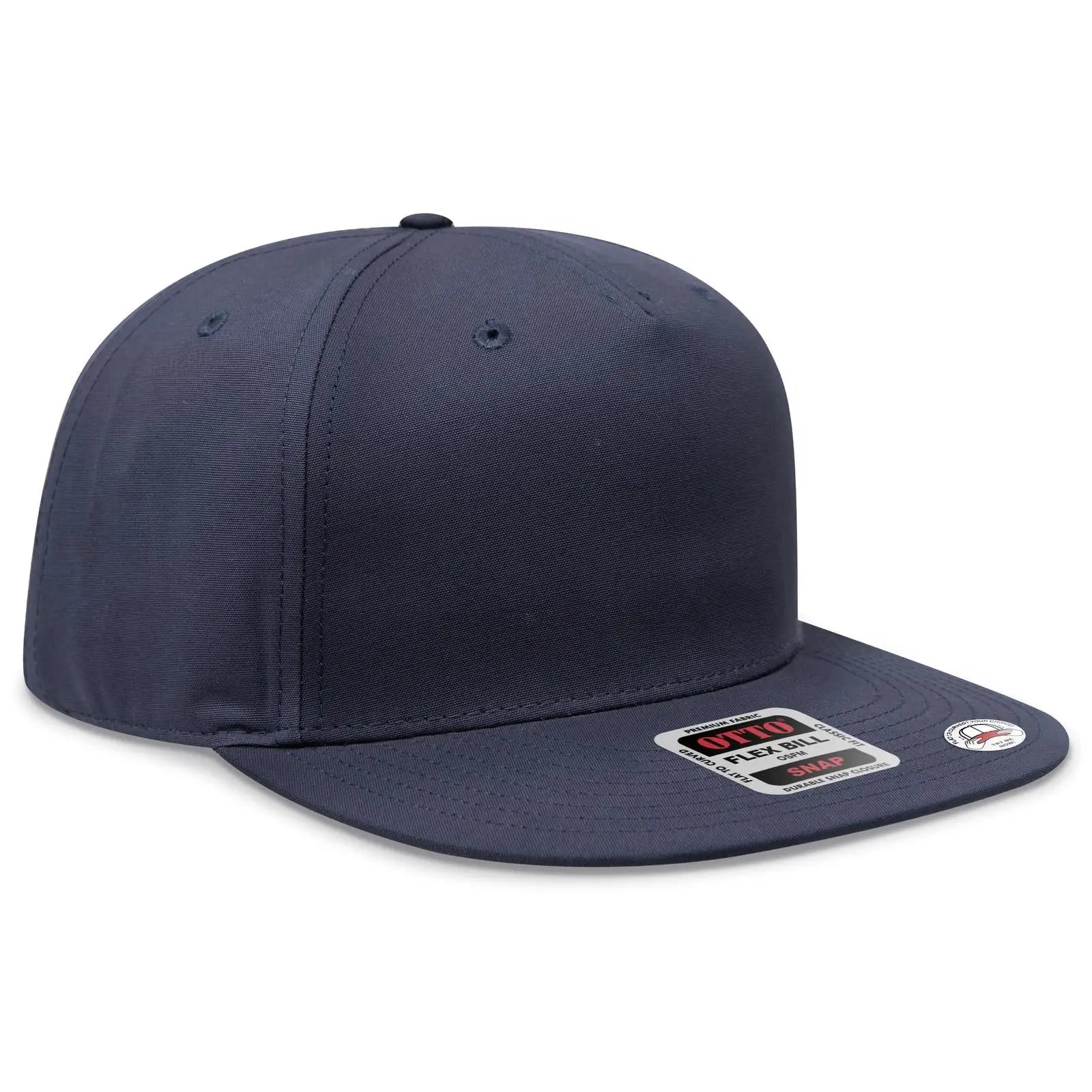 OTTO 158-1176 ’OTTO Snap’ 5 Panel Pro Style Snapback Cap - Nvy - Nvy / 6 1/2’’ - 7 5/8’’
