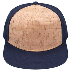 OTTO 158-1176 ’OTTO Snap’ 5 Panel Pro Style Snapback Cap - Nvy/Cork/Nvy - Nvy/Cork/Nvy / 6 1/2’’ - 7 5/8’’