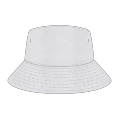 OTTO 16-1331 Bucket Hat - White - White / 77 1/4’’ - 7 1/2’’