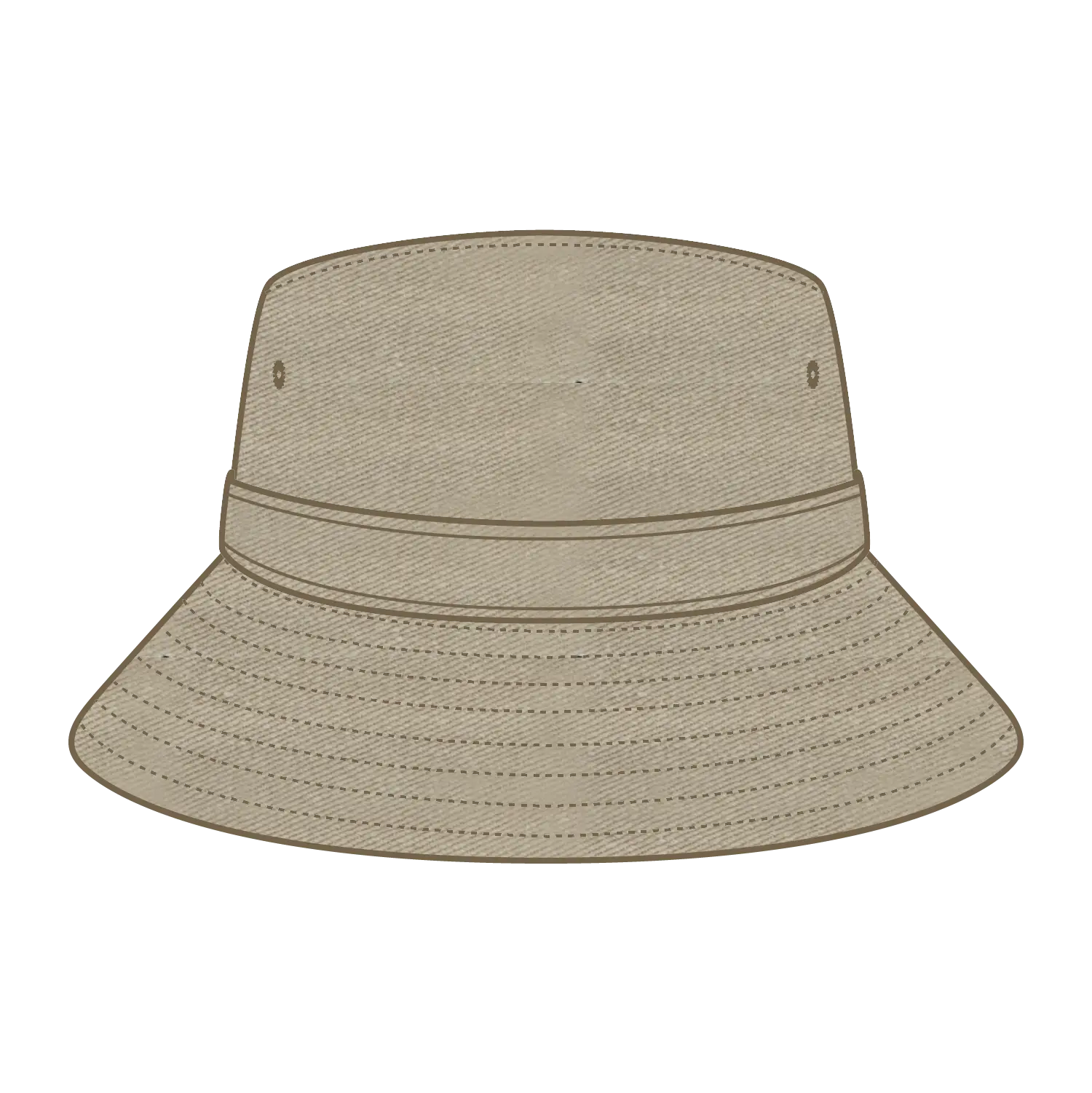 OTTO 16-200 Bucket Hat - Khaki