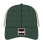 OTTO 169-1264 ’OTTO Flex’ Fitted 6 Panel Low Profile Mesh Back Trucker Cap - Dk.Grn/Dk.Grn/Kha - Dk.Grn/Dk.Grn/Kha / 7