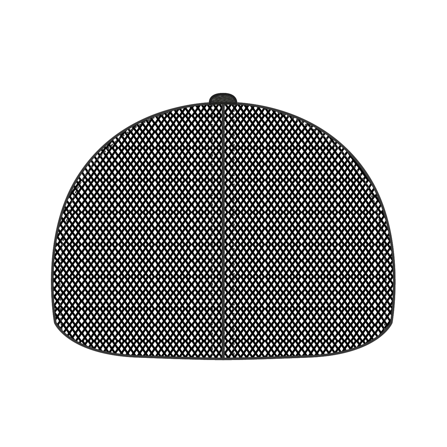 OTTO 169-1264 ’OTTO Flex’ Fitted 6 Panel Low Profile Mesh Back Trucker Cap - Black