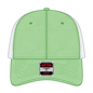 OTTO 169-1264 ’OTTO Flex’ Fitted 6 Panel Low Profile Mesh Back Trucker Cap - Lime/Lime/Wht - Lime/Lime/Wht / 7 3/8’’