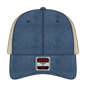 OTTO 169-1264 ’OTTO Flex’ Fitted 6 Panel Low Profile Mesh Back Trucker Cap - Nvy/Nvy/Kha - Nvy/Nvy/Kha / 7 3/8’’ - 7