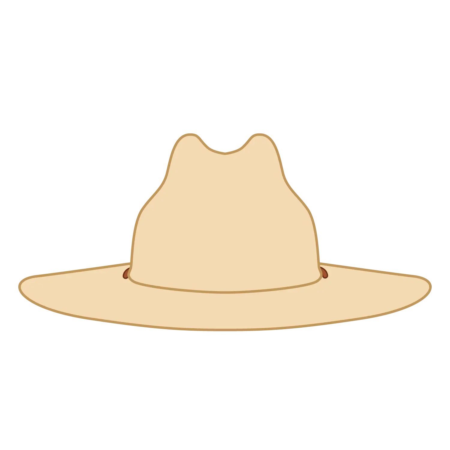 OTTO 170-1325 Straw Lifeguard Hat with Adjustable Cord - Natural