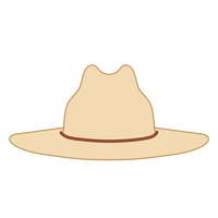 OTTO 170-1325 Straw Lifeguard Hat with Adjustable Cord - Natural - Natural / 77 1/4’’ - 7 1/2’’