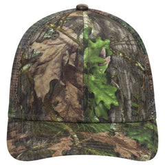 OTTO 171-1292 Mossy Oak Camouflage Superior Polyester Twill 6 Panel Low Profile Mesh Back Trucker Cap - Obsession