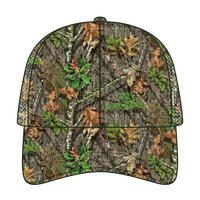 OTTO 171-1292 Mossy Oak Camouflage Superior Polyester Twill 6 Panel Low Profile Mesh Back Trucker Cap - Obsession