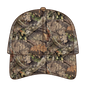 OTTO 171-1292 Mossy Oak Camouflage Superior Polyester Twill 6 Panel Low Profile Mesh Back Trucker Cap - Break Up