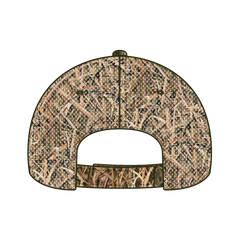 OTTO 171-1292 Mossy Oak Camouflage Superior Polyester Twill 6 Panel Low Profile Mesh Back Trucker Cap - Shadow Grass