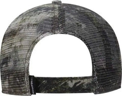 OTTO 171 1292 Mossy Oak Camouflage Superior Polyester Twill 6 Panel Low Profile Mesh Back Baseball Cap Mountain Country