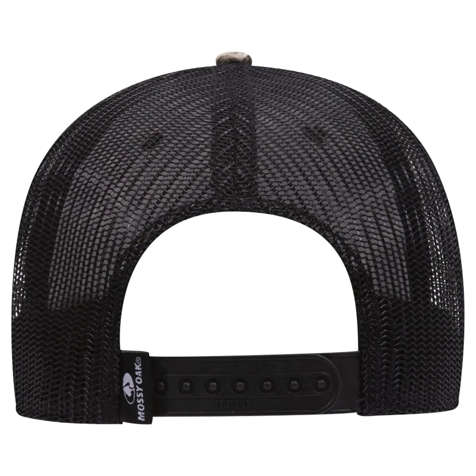 OTTO 171-1293 Mossy Oak Camouflage 6 Panel Low Profile Mesh Back Trucker Cap - Break Up Country/Blk - Break Up