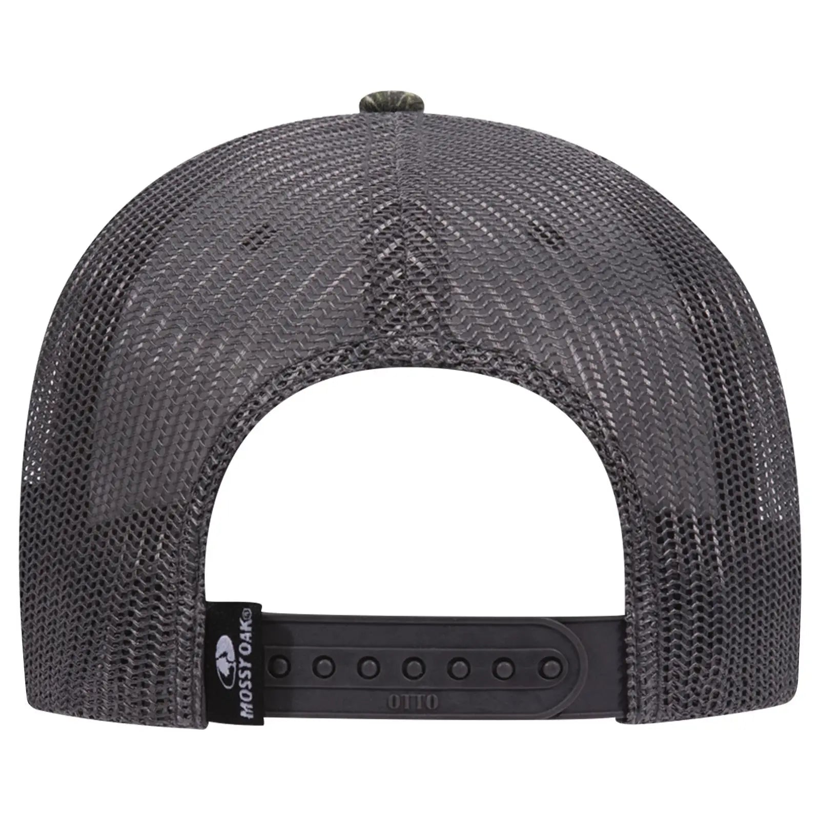 OTTO 171-1293 Mossy Oak Camouflage 6 Panel Low Profile Mesh Back Trucker Cap - Mountain Country Range/Ch.Gry - Mountain