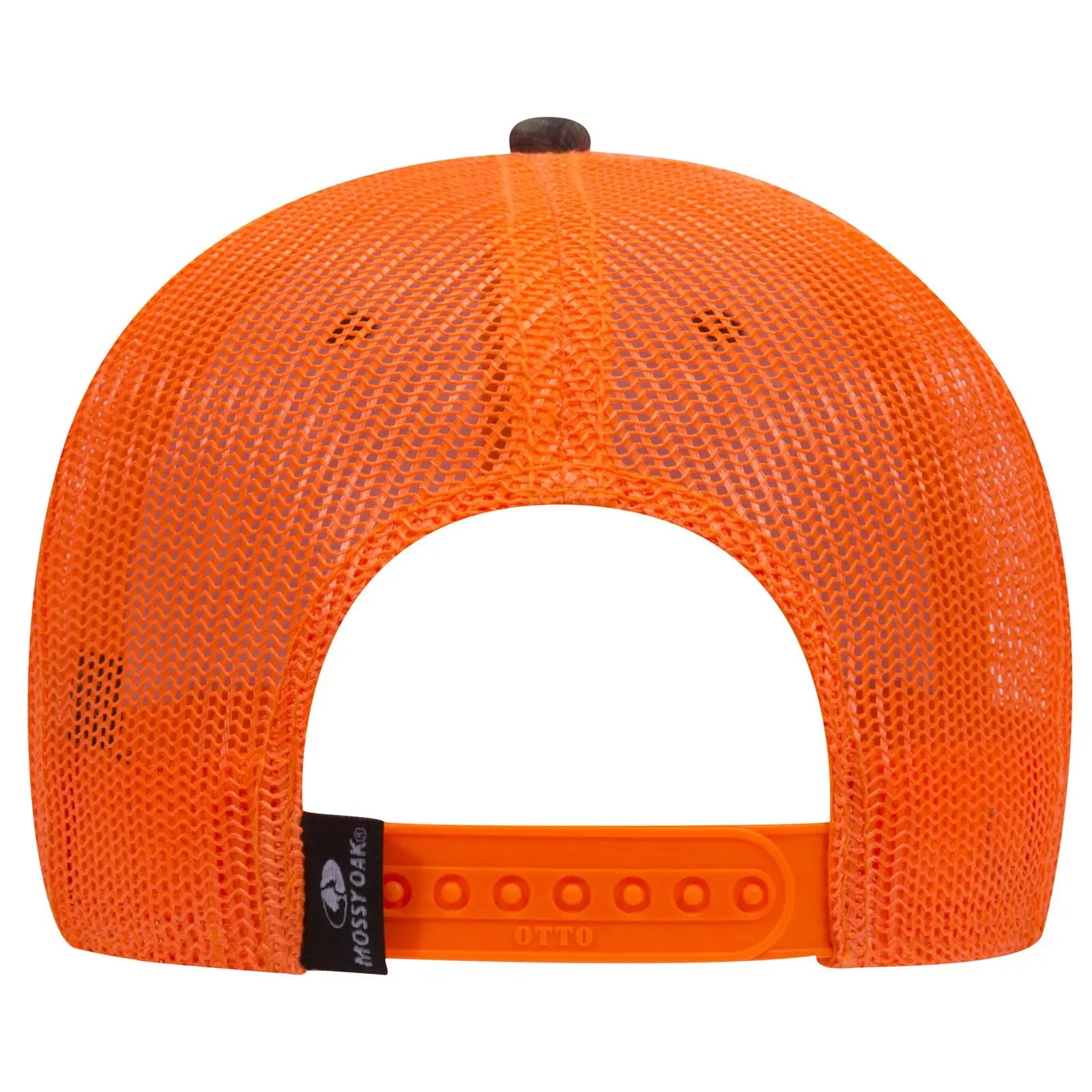 OTTO 171-1293 Mossy Oak Camouflage 6 Panel Low Profile Mesh Back Trucker Cap - Break Up Country/N.Org - Break Up