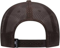 OTTO 171 1293 Mossy Oak Camouflage Superior Polyester Twill 6 Panel Low Profile Mesh Back Baseball Cap Bottomland Dark