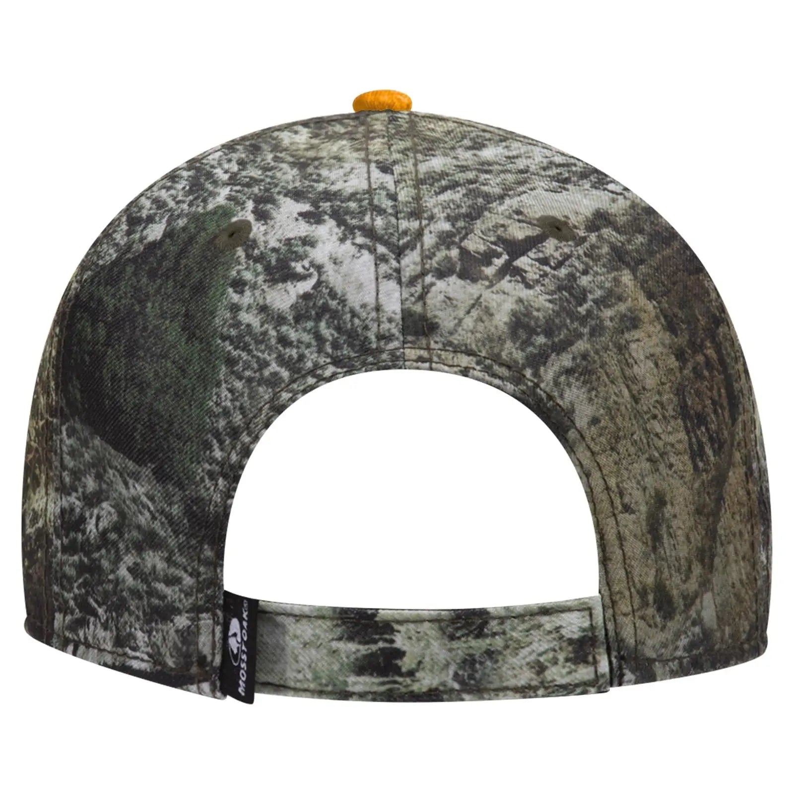 OTTO 171-1294 Mossy Oak Camouflage Sandwich Visor 6 Panel Low Profile Baseball Cap - Mountain Country Range - Mountain