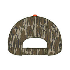 OTTO 171-1294 Mossy Oak Camouflage Sandwich Visor 6 Panel Low Profile Baseball Cap - Bottomland - Bottomland / 6 1/2’’