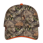 OTTO 171-1294 Mossy Oak Camouflage Sandwich Visor 6 Panel Low Profile Baseball Cap - Break Up Country - Break Up