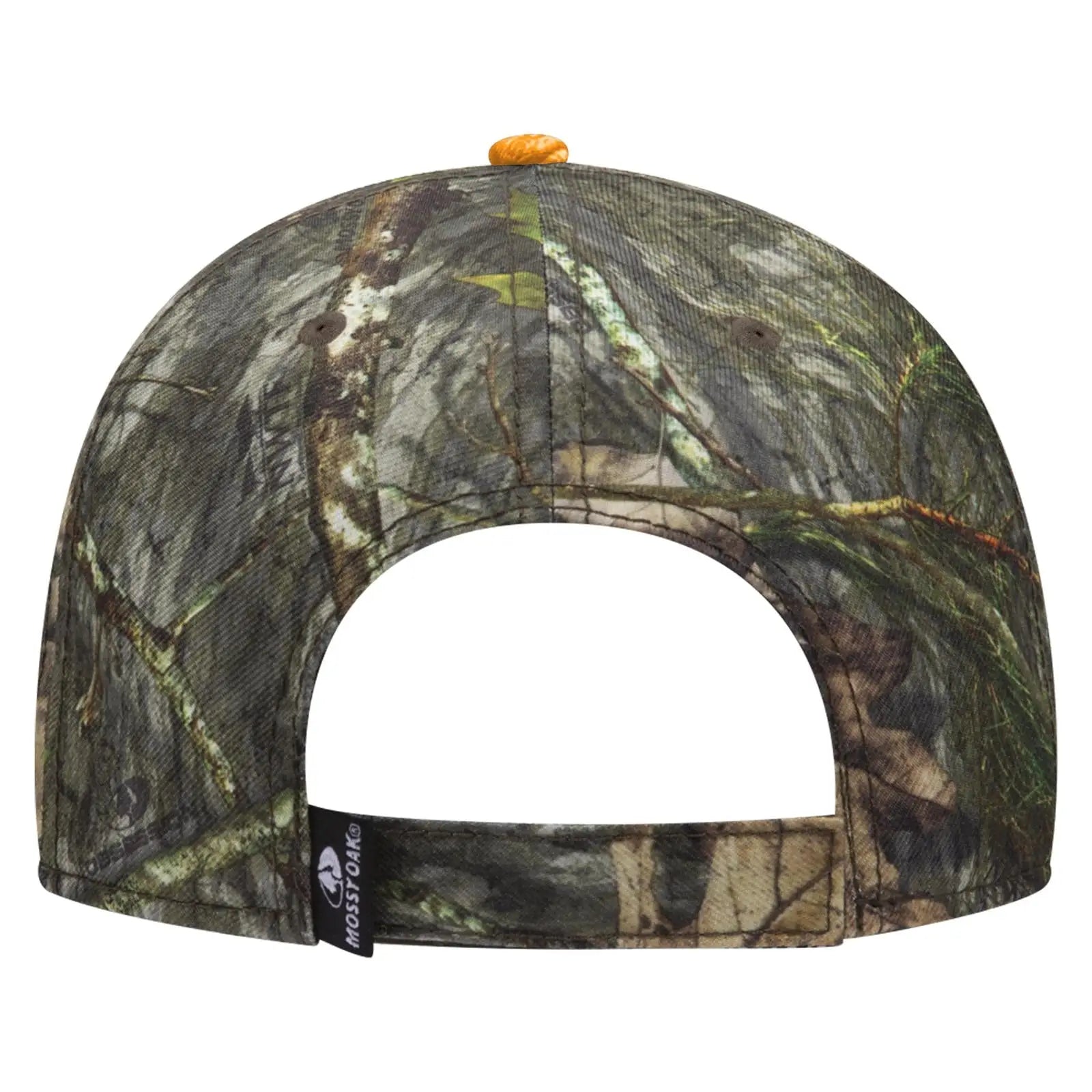 OTTO 171-1294 Mossy Oak Camouflage Sandwich Visor 6 Panel Low Profile Baseball Cap - Obsession - Obsession / 6 1/2’’