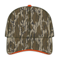 OTTO 171-1294 Mossy Oak Camouflage Sandwich Visor 6 Panel Low Profile Baseball Cap - Bottomland - Bottomland / 6 1/2’’