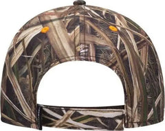 OTTO 171 1294 Mossy Oak Camouflage Superior Polyester Twill Sandwich Visor 6 Panel Low Profile Baseball Cap Shadow