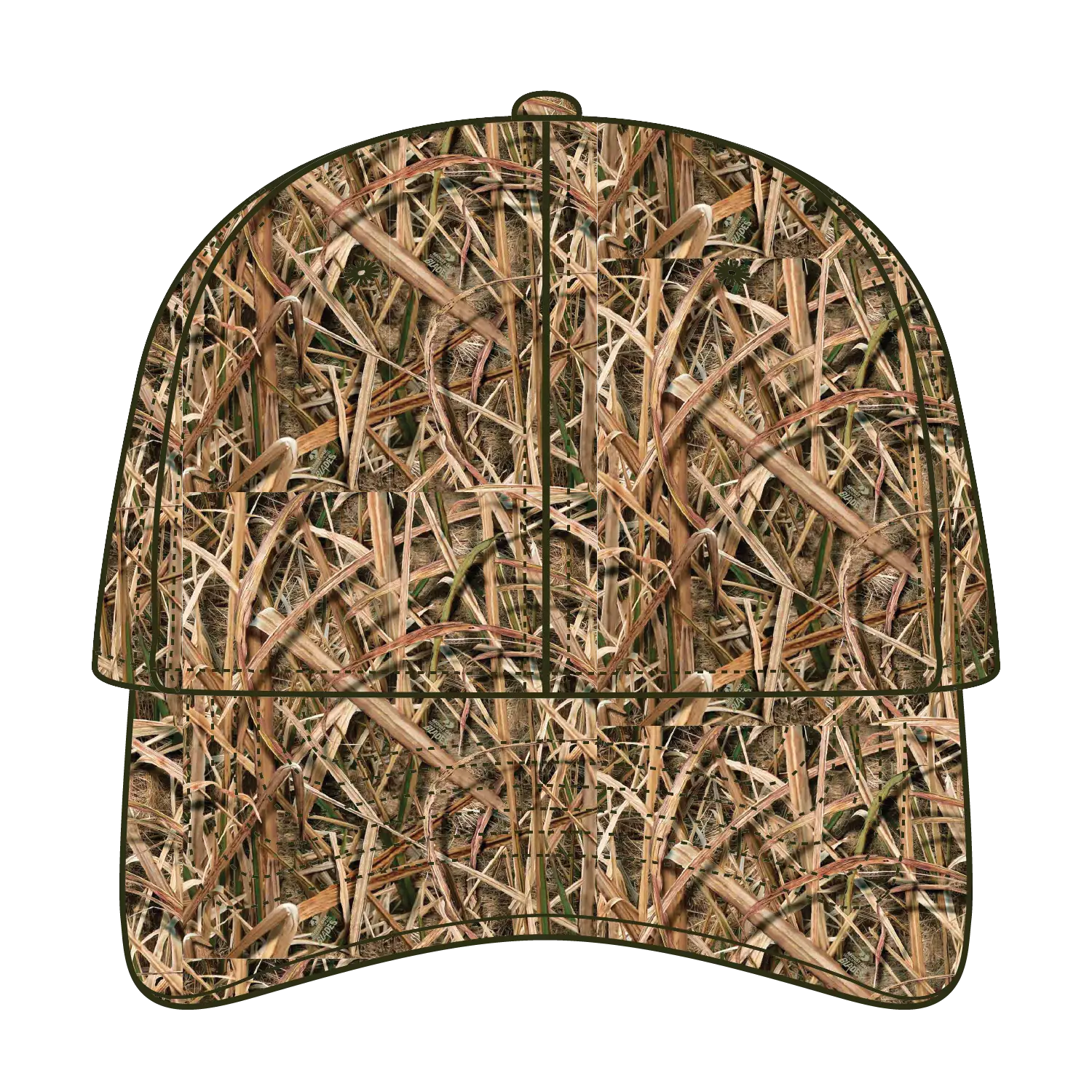 OTTO 171-1295 Mossy Oak Camouflage 6 Panel Low Profile Baseball Cap - Shadow Grass Blades - Shadow Grass Blades / 6